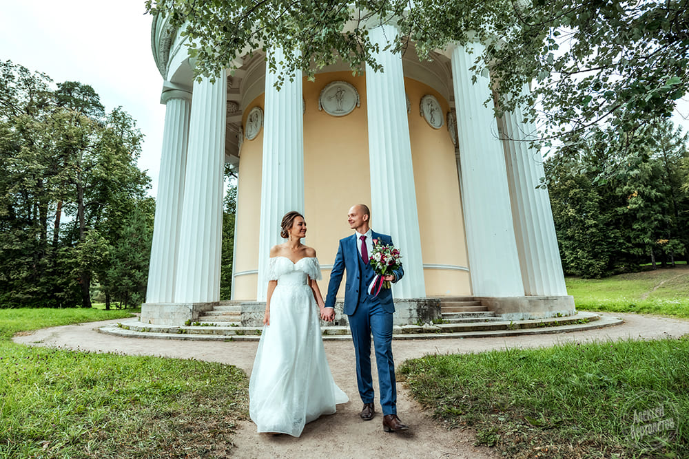 Лучшие парки и сады для фотосессии: Павловский парк, свадебная фотосессия