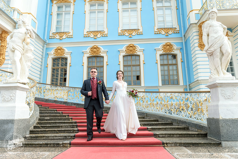 Места для фотосессии на свадьбу зимой и в дождь: Свадебная фотосессия в Екатерининском дворце