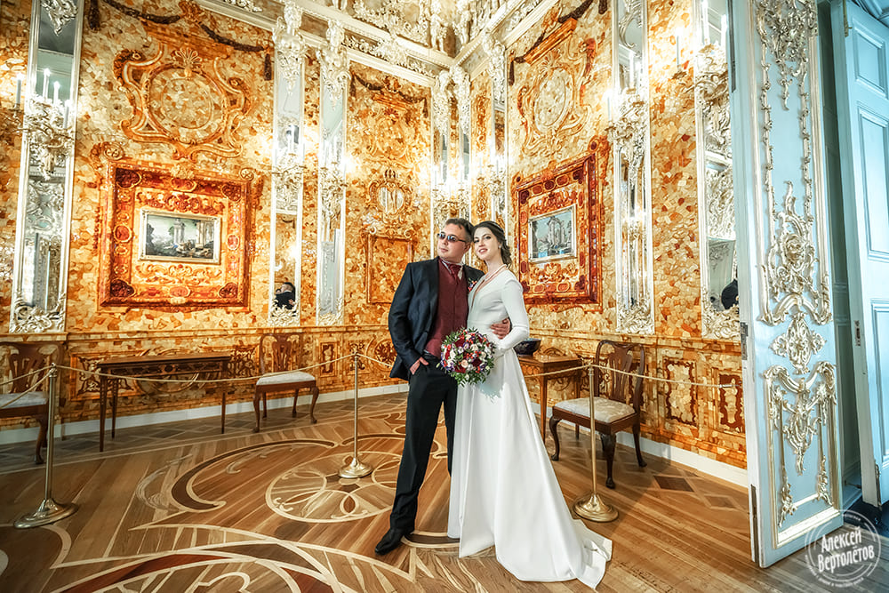 Места для фотосессии на свадьбу зимой и в дождь: Свадебная фотосессия в Екатерининском дворце