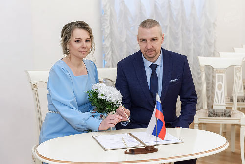 Зал торжественных регистраций в ЗАГС Адмиралтейского района. Свадебный фотограф в Санкт-Петербурге Алексей Вертолетов.