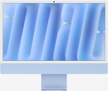 Blauwe iMac